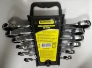 Ключове звездогаечни с тресчотка 8-19мм 6бр к-кт DOUBLE Topmaster/231900