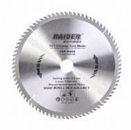 Диск циркулярен за рязане на дърво 254х80Тх30 RAIDER /163152