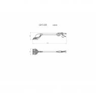 Шлайфмашина за стени и тавани METABO LSV 5-225 500W ф225mm/600103000