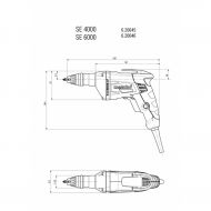 Винтоверт електрически 600W METABO SE 4000 /620045000