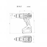 Бормашина Акумулаторна ударна METABO SB 18 LT 2x4.0AH /602103500