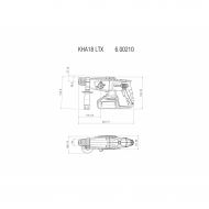 Перфоратор акумулаторен 24mm METABO KHA 18 LTX SOLO