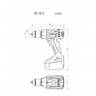 Винтоверт акумулаторен METABO BS18 18V 2Ah 48Nmс 2 батерии/602102530