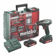 Винтоверт акумулаторен METABO BS 18 SET Li-Ion 18V 2x2.0Ah 48Nm/602207880