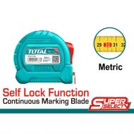 Ролетка метрична TOTAL, Self lock, ABS