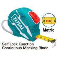 Ролетка метрична TOTAL, ABS, 5 м