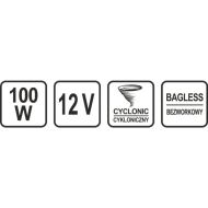 Авто прахосмукачка STHОR 82952, 12 V, 100 W