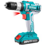 Акумулаторен ударен винтоверт TOTAL Industrial, 20 V, 2 x 2.0 Ah Li-Ion, + аксесоари