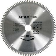 Карбиден диск за циркуляр, за рязане на алуминий YATO, Ф 250 x 30, T 100