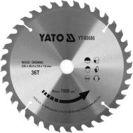 Карбиден диск за циркуляр, за рязане на дърво YATO, Ф 235 x 25.4, T 36