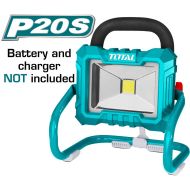 Акумулаторна LED работна лампа TOTAL, 20 V, 20 W