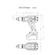 Акумулаторна ударна бормашина METABO SB 18 LTX Impuls, 18V, 4Ah