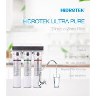 Филтрираща система за вода с 3 филтъра PP+UF+CTO, HIDROTEK KUF-3