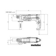 Перфоратор 800W 24mm METABO KHE 2445 KOMBI