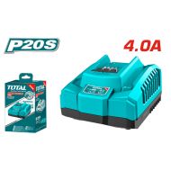 Зарядно устройство за Li-Ion батерии TOTAL Industrial, 20 V, 4 А TL IND TFCLI20411