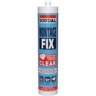 Монтажно лепило SOUDAL, Montage FIX Clear, 280 ml