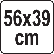 Градинско огнище със сгъваеми крака LUND, 56 х 39 мм