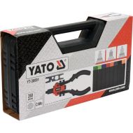 Комплект ръчна нитачка YATO, 3 в 1, поп нитове, нит гайки, 2 режещи глави
