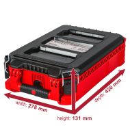 Куфар 420x278x131mm IP65 RDP-MSS6 139616