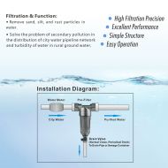 Предфилтър HIDROTEK PRF-02, 3/4", месингов капак