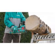 Акумулаторен безчетков верижен трион TOTAL INDUSTRIAL, 16", 40 V, 2 x 4.0 Ah
