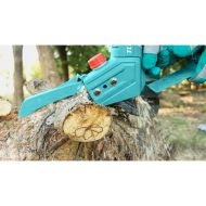 Акумулаторен мини верижен трион TOTAL Industrial, Brushless, 15 см, 20 V, 2 x 2.0 Ah