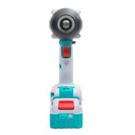 Акумулаторен ударен безчетков гайковерт TOTAL INDUSTRIAL, 20 V, 2 x 4 Ah