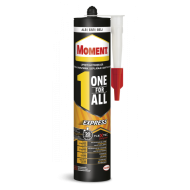 Moment OneForAll Express бързосвързващо монтажно лепило Flextec бяло 390 гр.